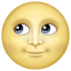 Місяць з обличчям U+1F31D
