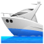Моторний човен емоджі U+1F6E5