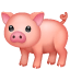 свиня емоджі U+1F416