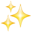 Емоджи з трьома зірками U+2728