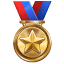 Медаль емоджі U+1F3C5