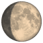Збільшується Емоджі Місяця U+1F314