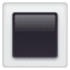 Чорний квадрат з білою облямівкою U+1F533