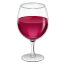 Бокал для вина емоджі U+1F377